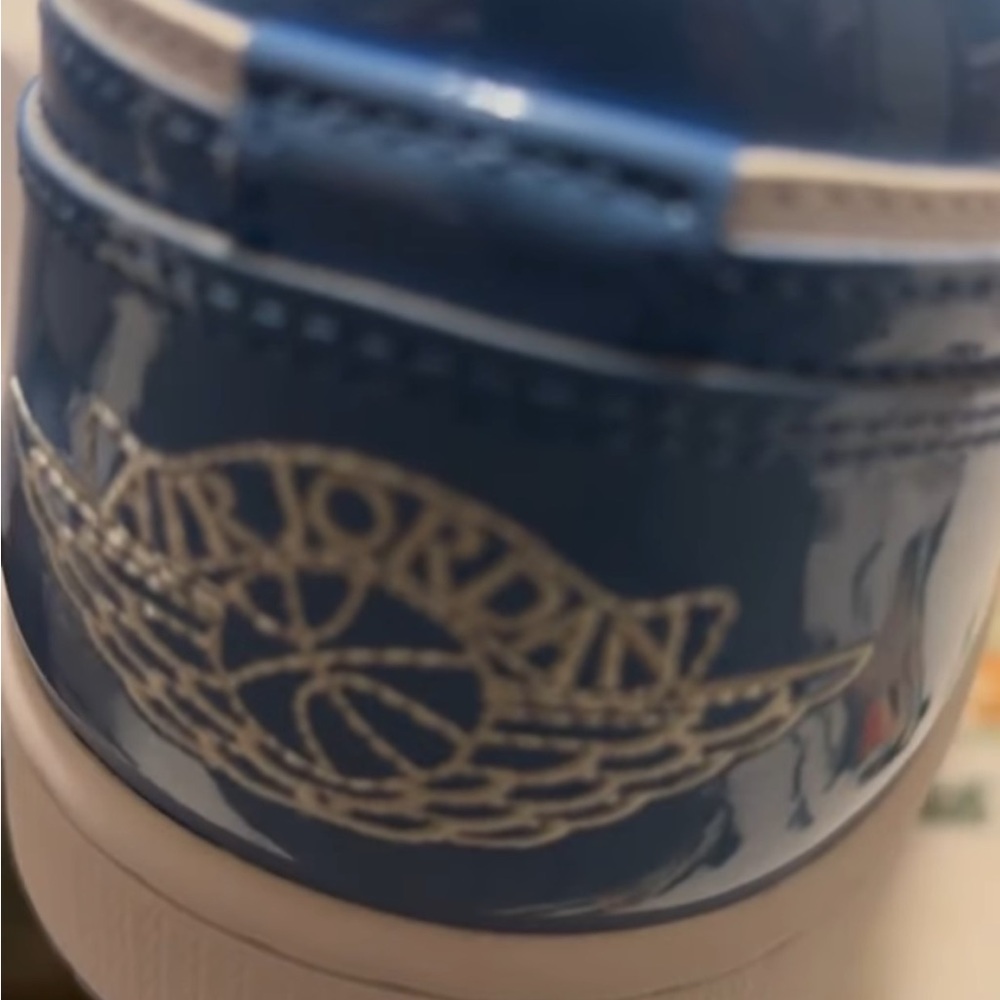 Air Jordan UNC Blue and White Sneakers - Picture 6 of 7